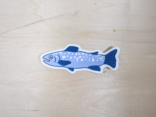 Cutthroat Trout Vinyl Sticker | Fishing Waterproof Decal | For Outdoors Laptop & Water Bottle | Wildlife Sticker