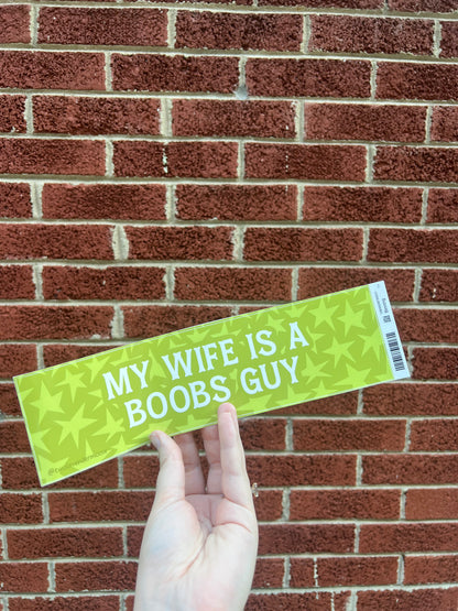 Boobs Guy & Ass Man Bumper Sticker