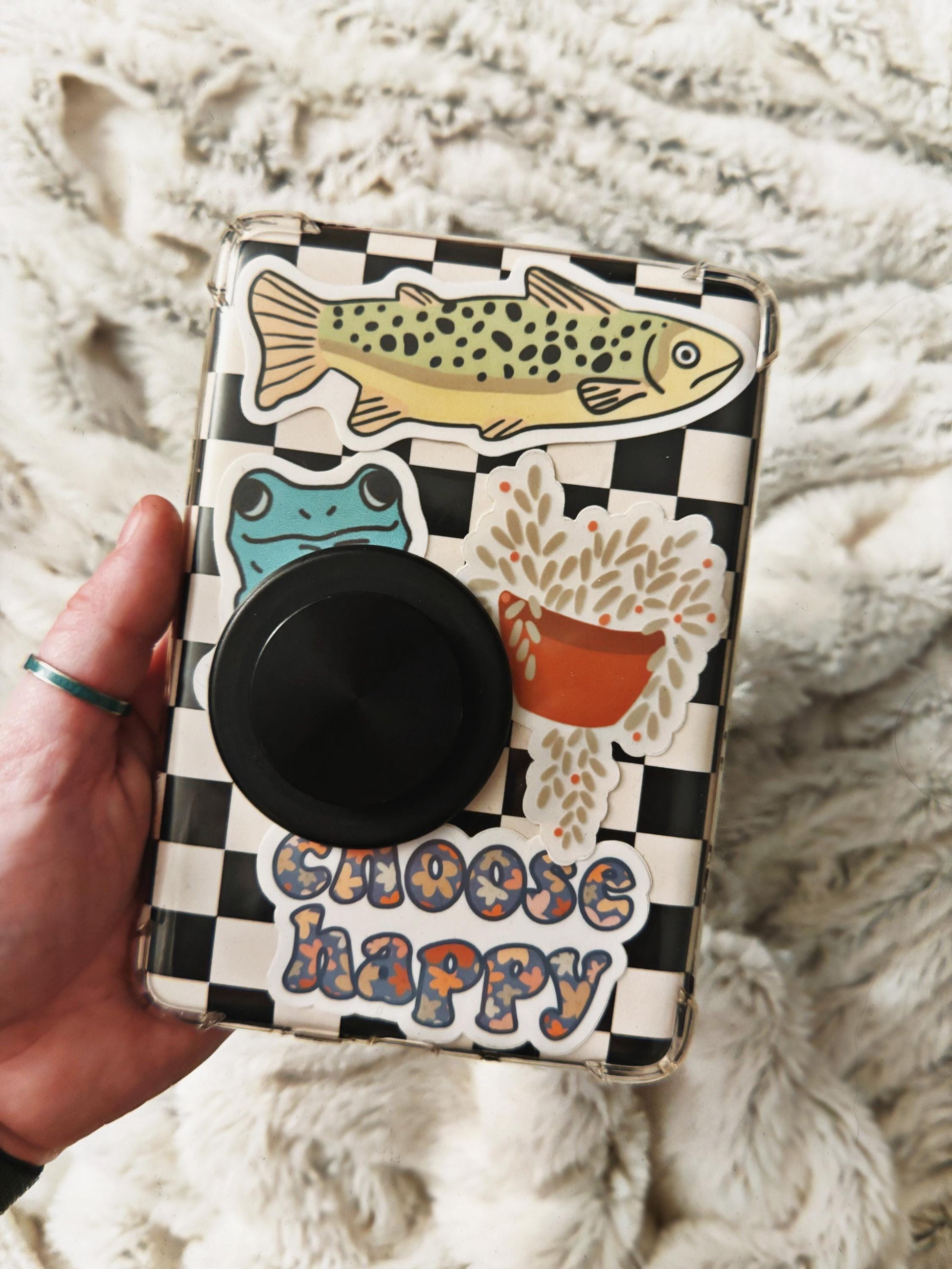 Aqua Frog Sticker | Waterproof Vinyl Die Cut, Laptop Decal