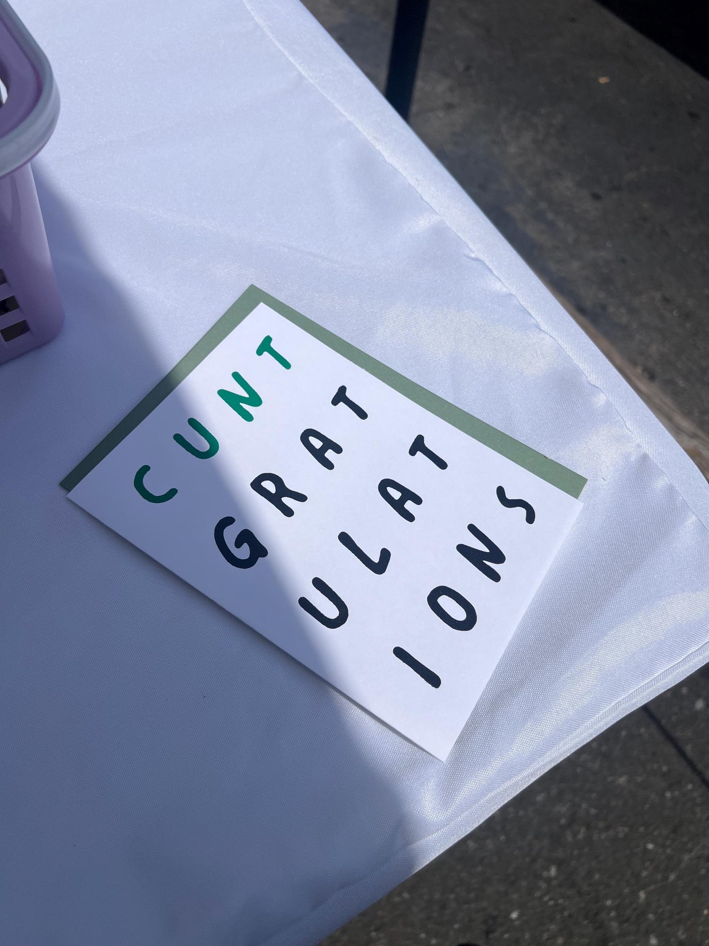 C*ntgratulations | Graduation, Promotion, Wedding Card