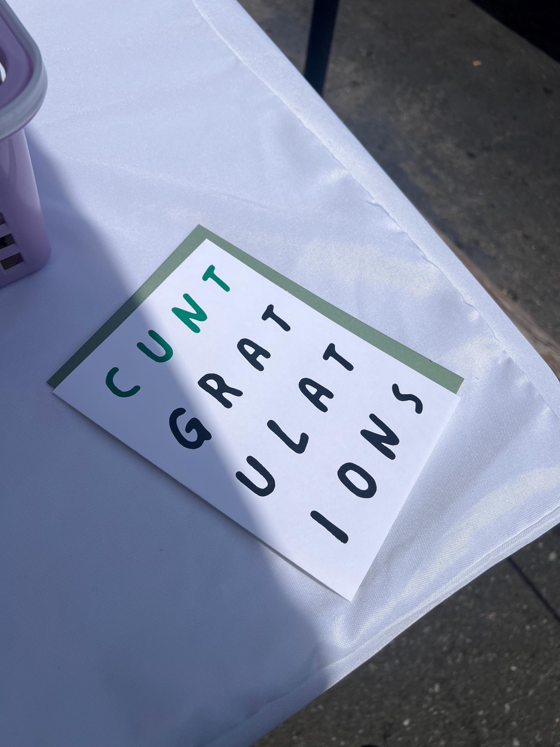 C*ntgratulations | Graduation, Promotion, Wedding Card