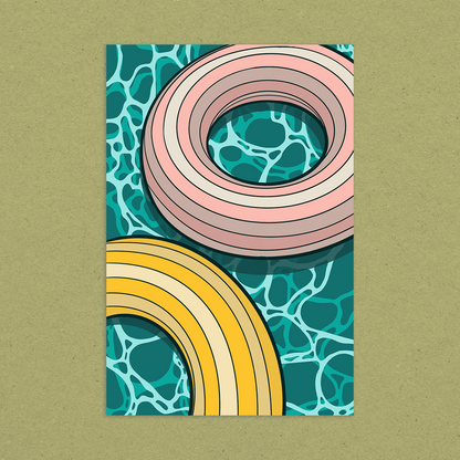 Pool House Print