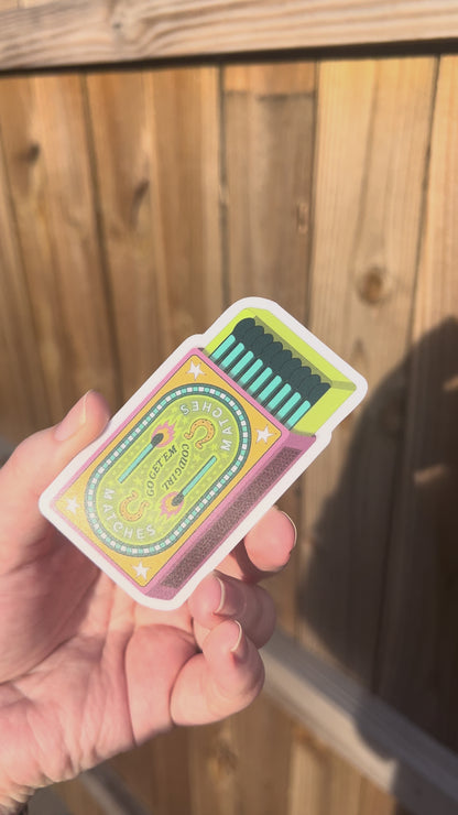 Cowgirl Match Co. Matchbox Sticker